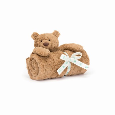 Jellycat Bartholomew Bear Blankets Australia | 643910UDZ